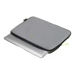 DICOTA Skin FLOW - Housse d'ordinateur portable - 13" - 14.1" - gris, vert (D31744)_3